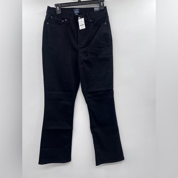 J.Crew Tall flare crop black jean in all-day stretch - Picture 3 of 4